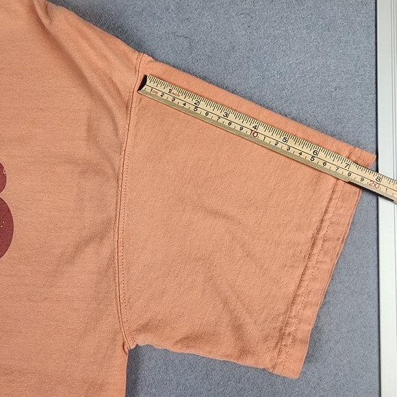 Scrub Life Peach T-Shirt By Comfort Wash Womens Size Medium Pink Graphics - Picture 8 of 8